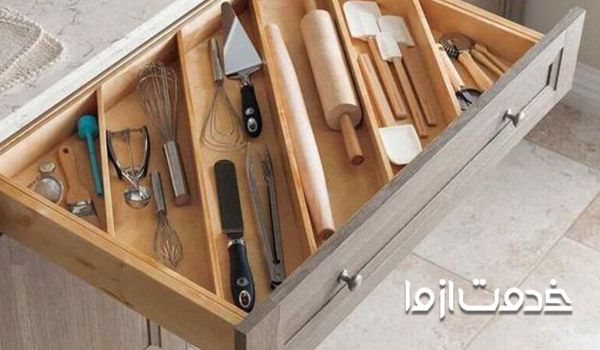 کابینت نگهداری کارد و ابزار پخت و پز